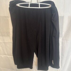 Reebok Mens Gym Shorts, Size 3XL, 100% Polyester, Black